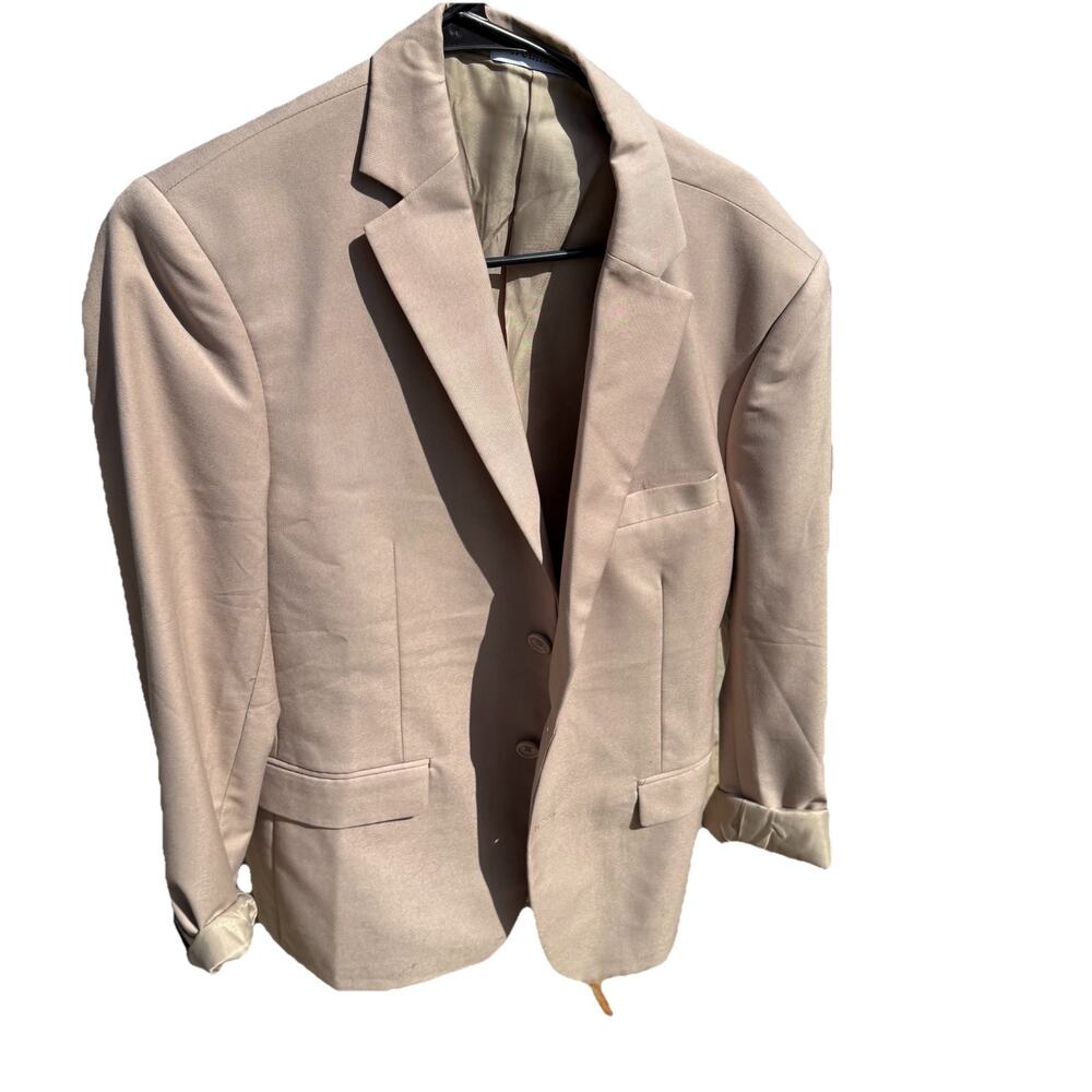 Mens WEHILION Champagne Beige BLAZER Size Medium